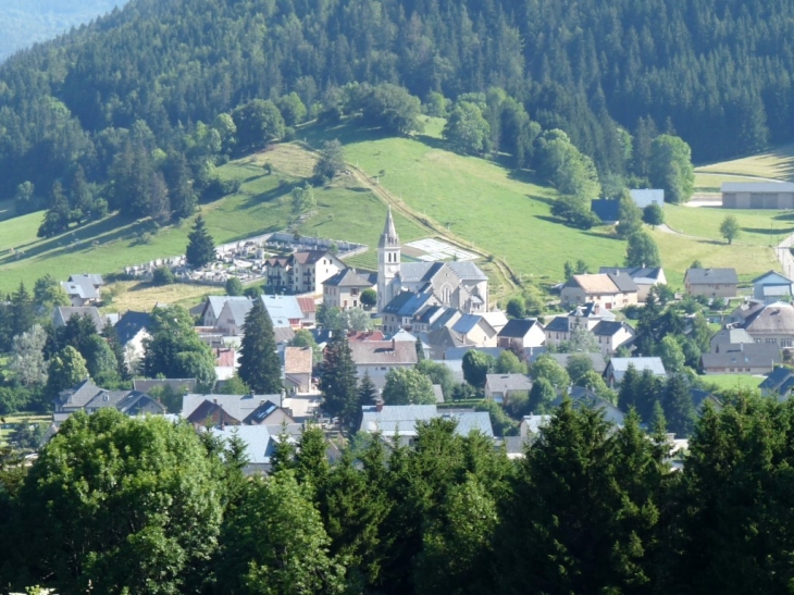 Le village vu des Albans - Méaudre