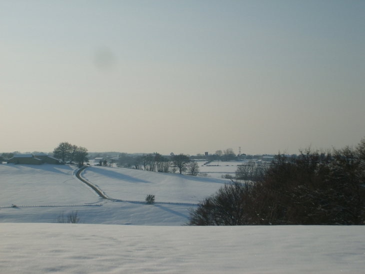 Vue sur le village - Montseveroux