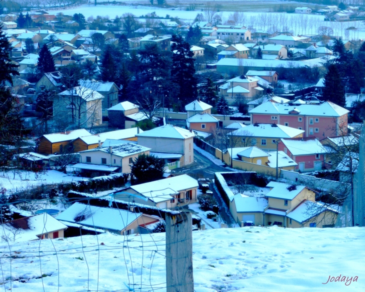 Saint-Jean-de-Bournay- Vue générale. Quartier de Bas.