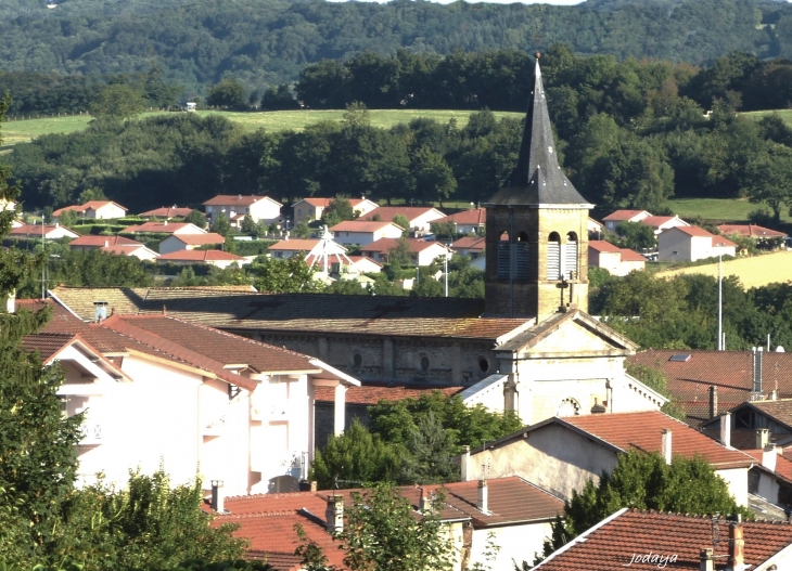 Le village. - Saint-Jean-de-Bournay