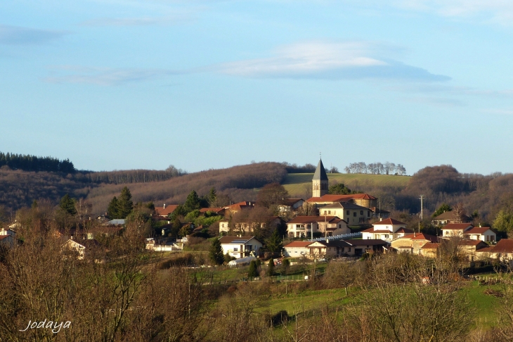 Villeneuve de Marc. Vue générale. - Villeneuve-de-Marc