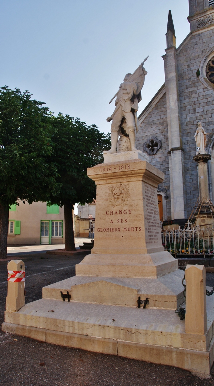 Monument aux Morts - Changy