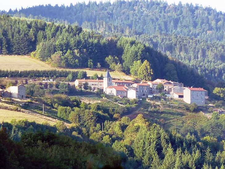 Vue sur le village - Graix