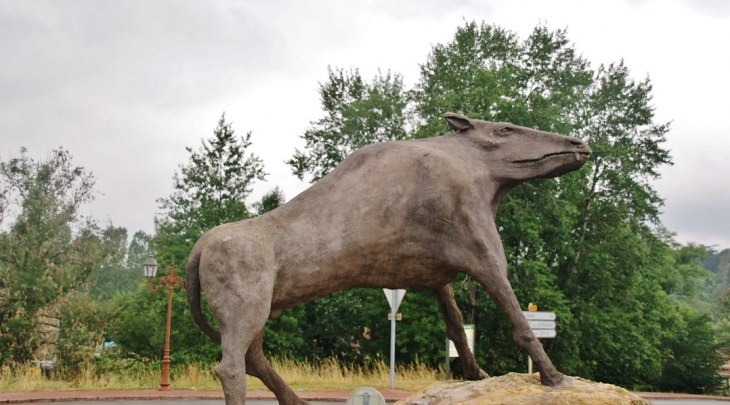 Anthracotherium Animal vivant il y a 30 Millions d'Années - La Bénisson-Dieu