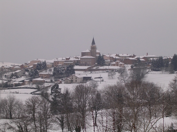 Le village en hiver - La Gresle