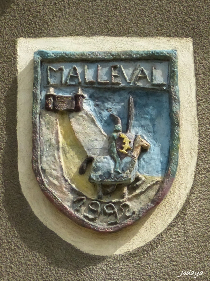 Malleval. Le Blason.