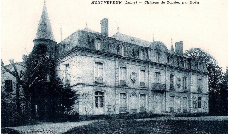 Château de Combes, domaine privée sur la commune de Montverdun