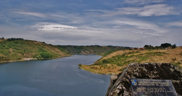 Lac de Villerest ( Vu de st Jean-St Maurice sur-Loire ) - Saint-Jean-Saint-Maurice-sur-Loire