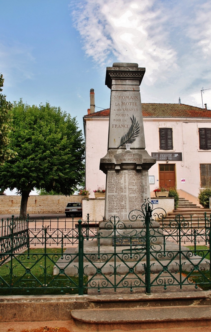 Monument aux Morts - Saint-Romain-la-Motte