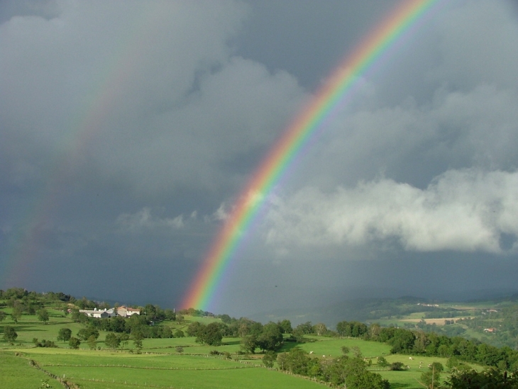 Arc en ciel au mas - Sauvain