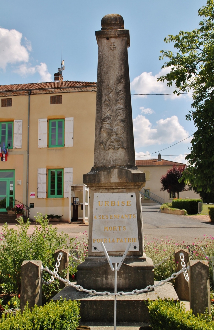 Monument aux Morts - Urbise