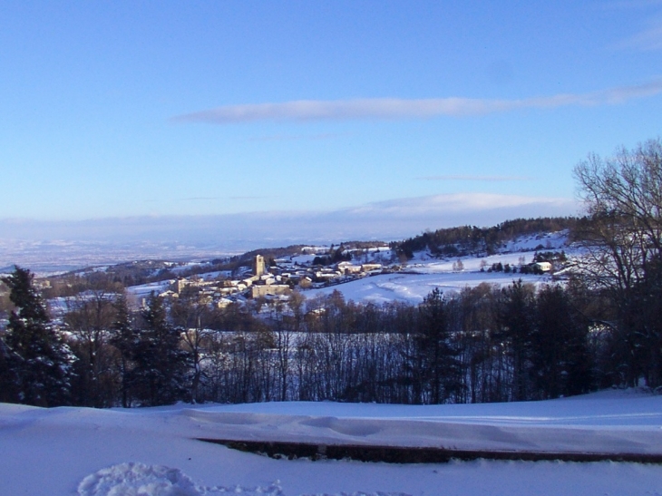 Verrières en Forez sous la neige - Verrières-en-Forez