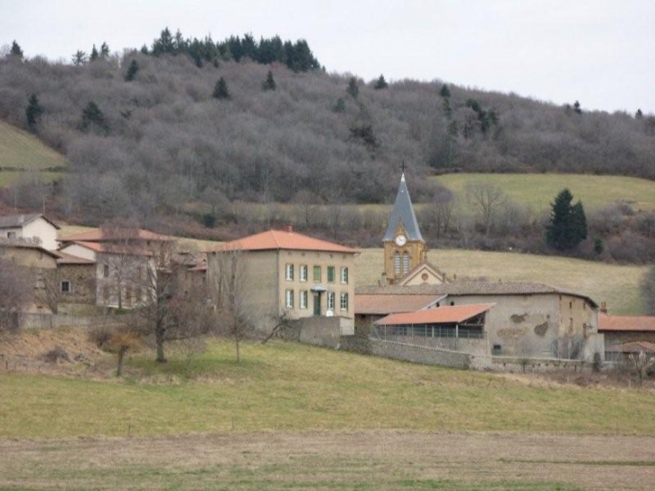 Vue du village - Affoux