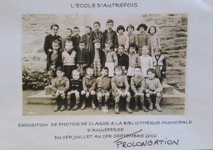 EXPOSITION DE PHOTOS DE CLASSE  - Aigueperse