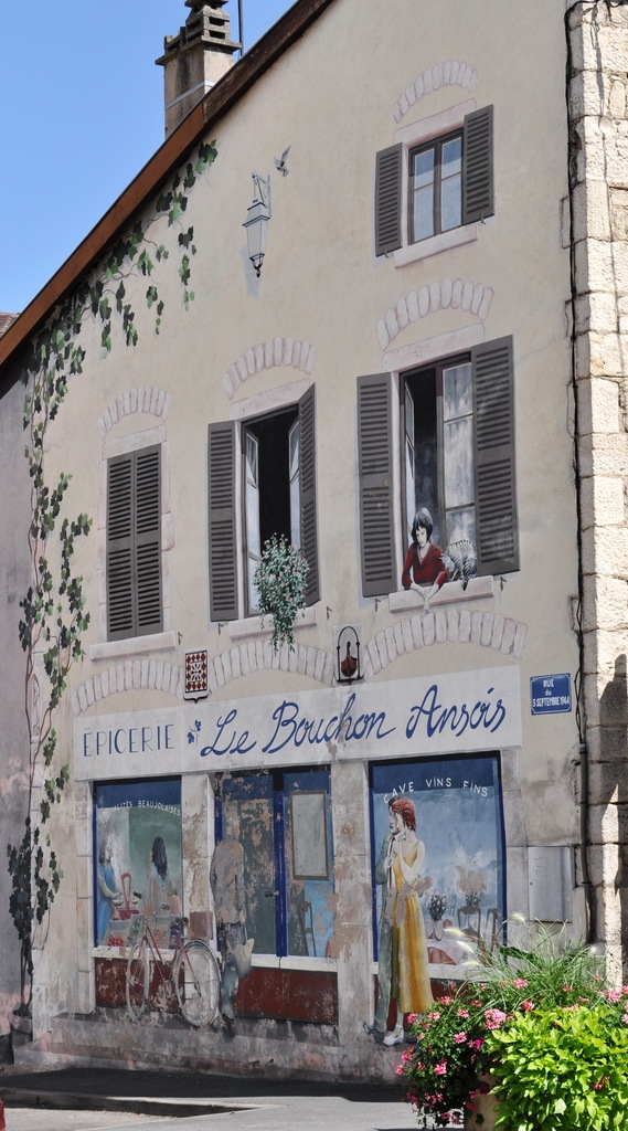 Trompe l'Oeil de Perrin Ducaroy Rue du 3 Septembre 1944 - Anse