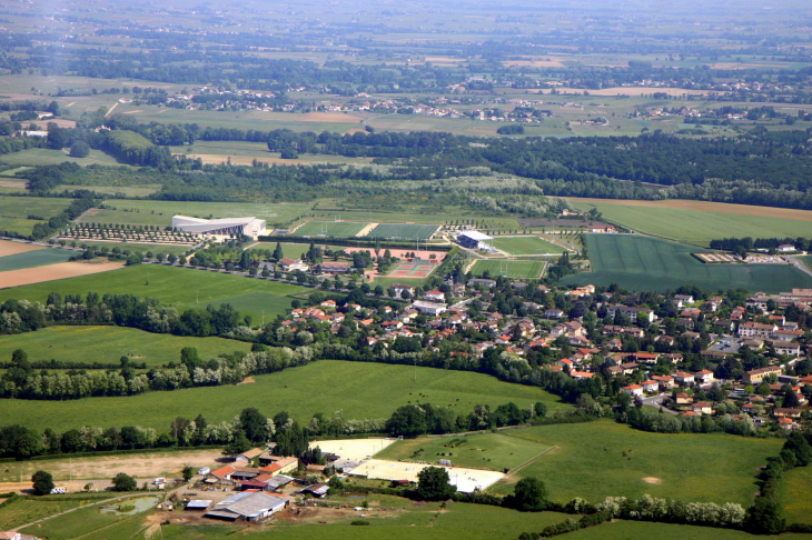 Vue d'avion - Arnas