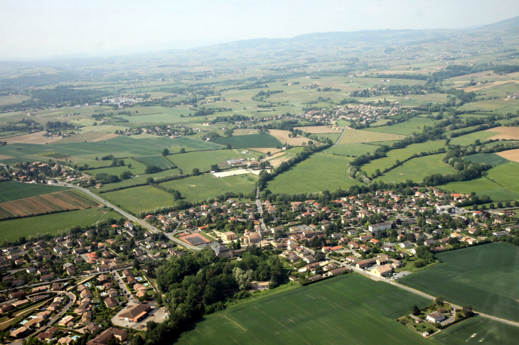 Vue d'avion - Arnas