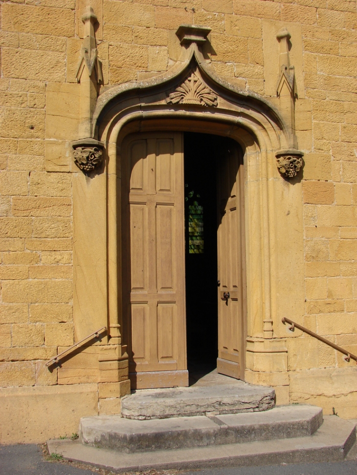 Porte latérale de l'Eglise Saint-Blaise - Bagnols