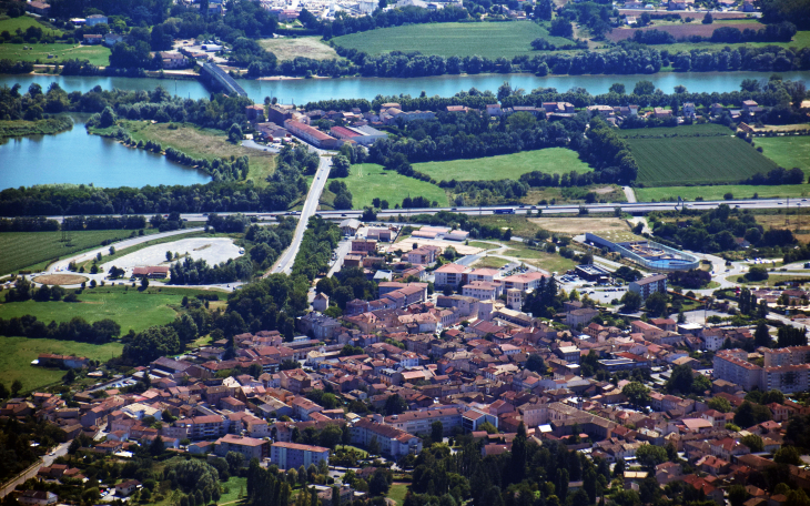 Vue d'avion - Belleville