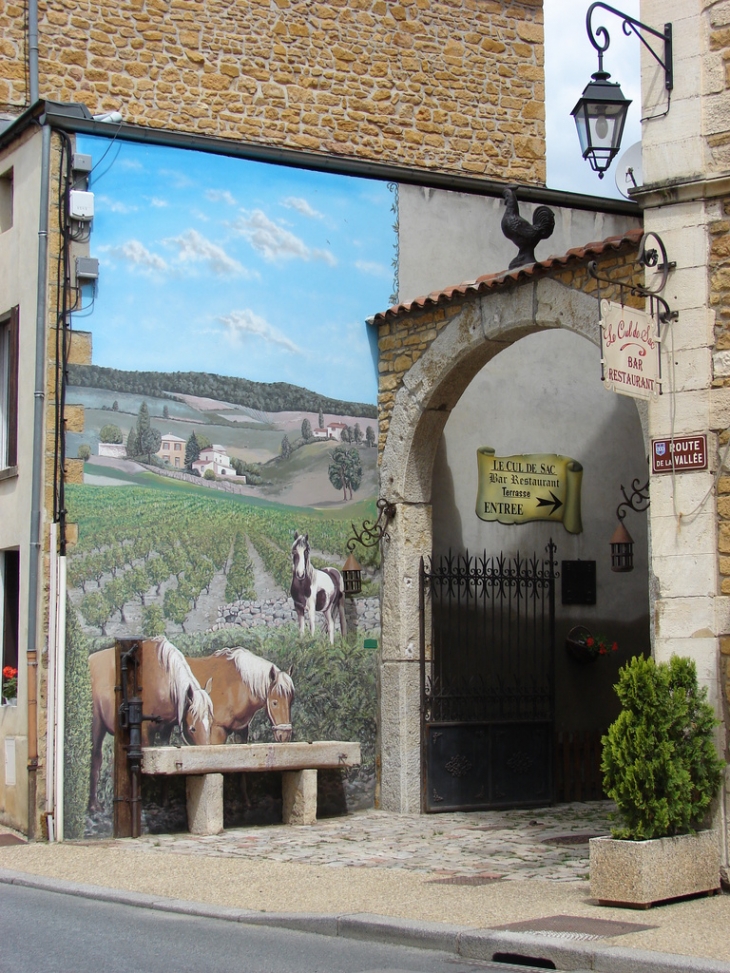 L'entrée du restaurant 