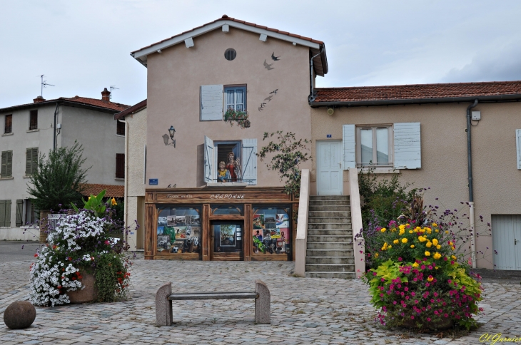 Fresque murale - Entre ville & campagne - Craponne