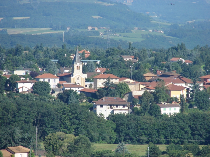 Vue d'ensemble du village - Dommartin