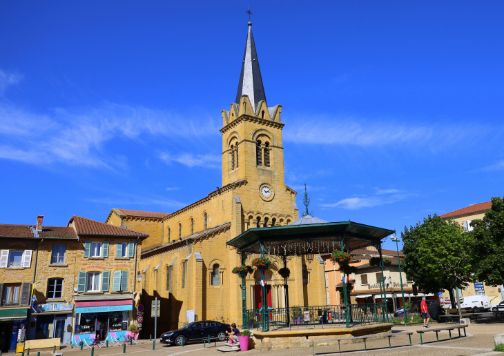 Vue du  centre - Le Bois-d'Oingt