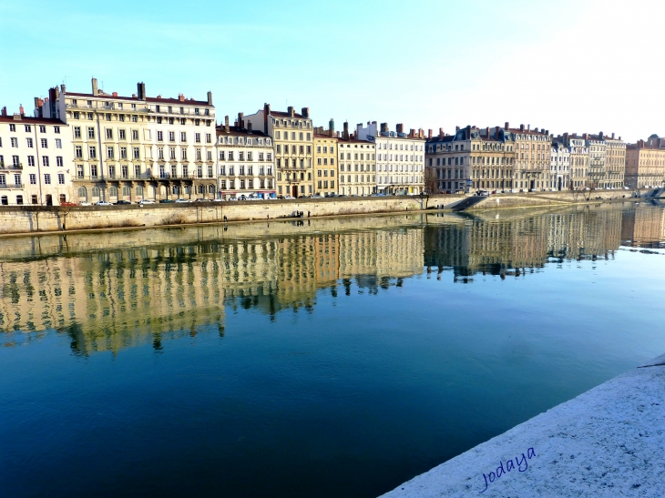 Lyon. La Presqu'île côté Saône. - Lyon 2e Arrondissement