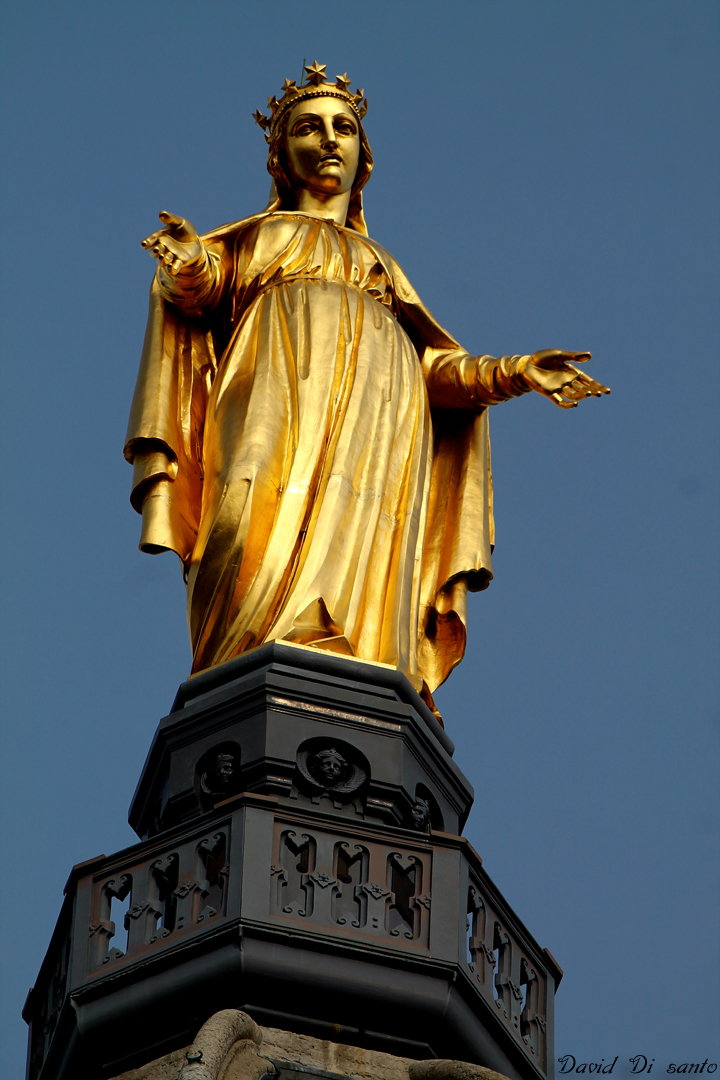 La vièrge (basilique de Fourvière) - Lyon 5e Arrondissement