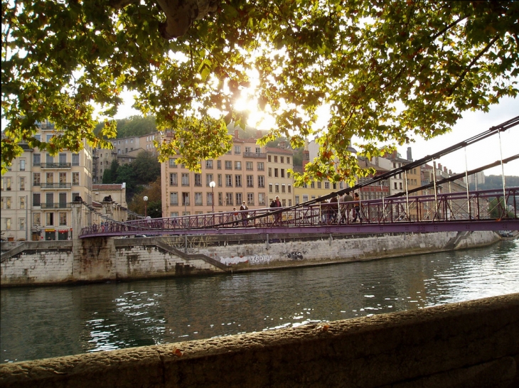 La passerelle Saint-Vincent - Lyon