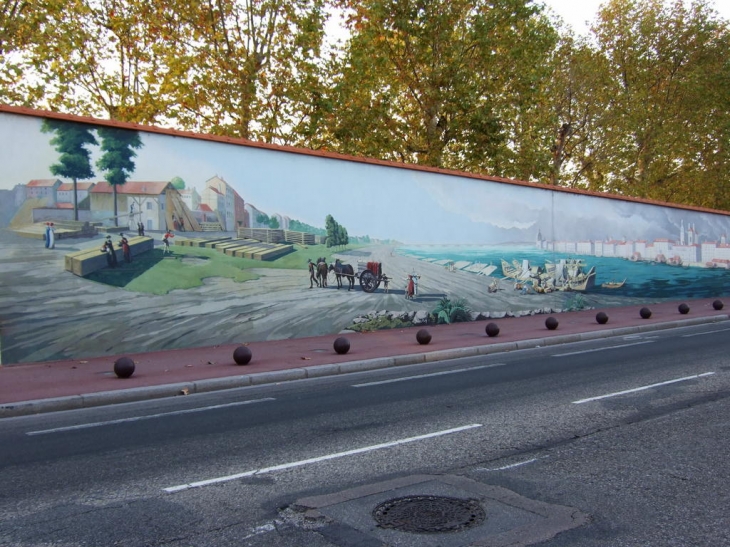 Fresque du millénaire, Lyon 1824, création de l'hôpital Saint-Jean de Dieu