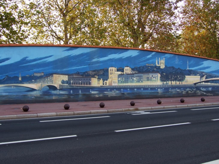 Fresque du millénaire, Lyon patrimoine de l'humanité