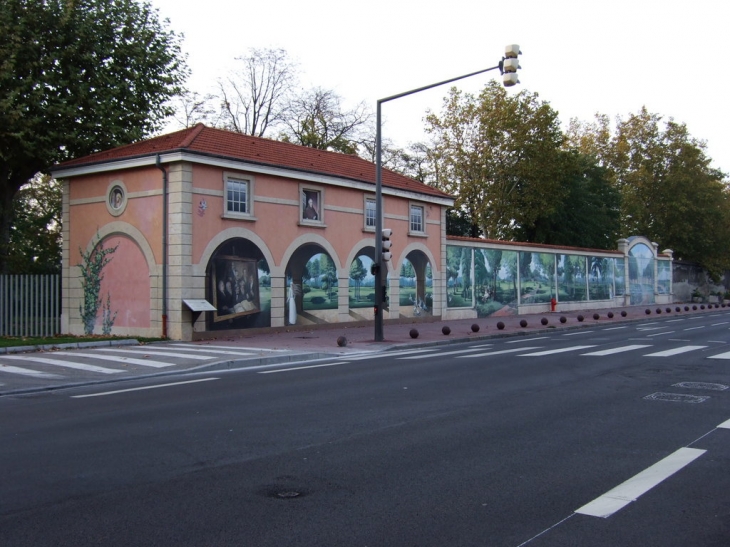 Hôpital St-Jean de Dieu, la fresque - Lyon