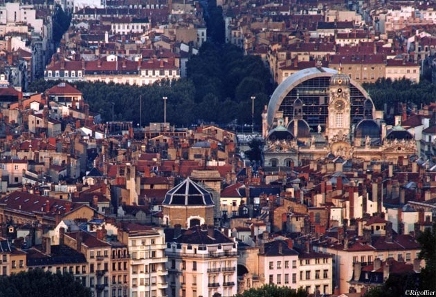 Vue générale de Lyon