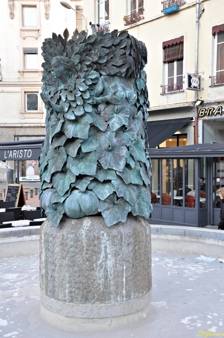 Fontaine - Le Buissson ardent - Geneviève Böhmer - Lyon