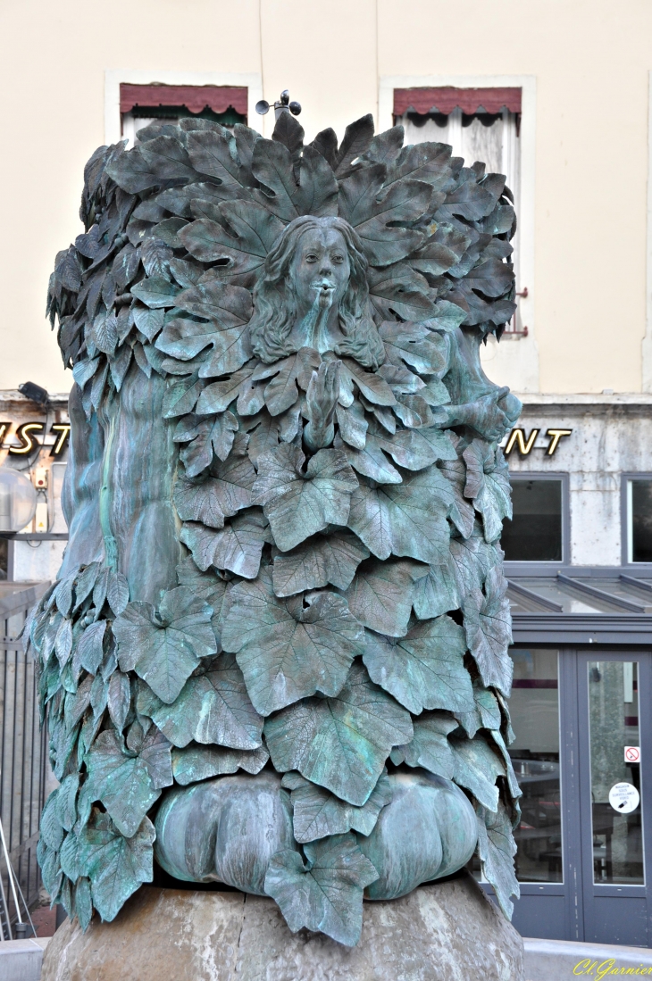 Fontaine - Le Buissson ardent - Geneviève Böhmer - Lyon