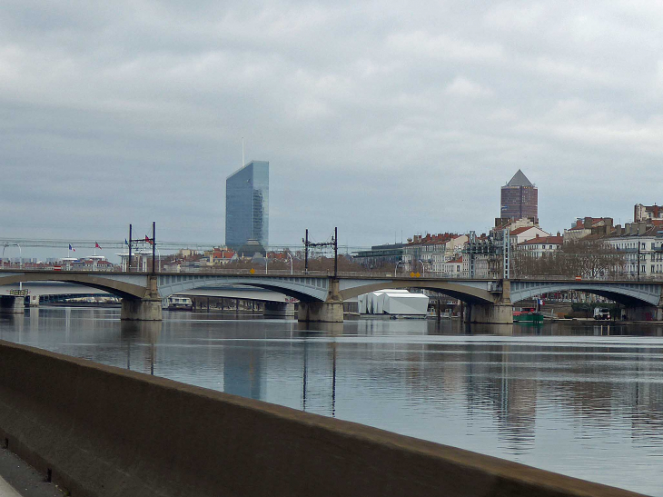 Le pont Lafayette sur le Rhône - Lyon