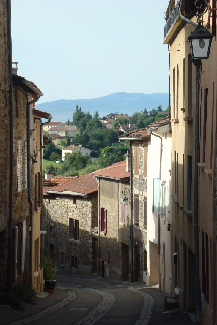 Vue sur les Monts du Lyonnais - Mornant