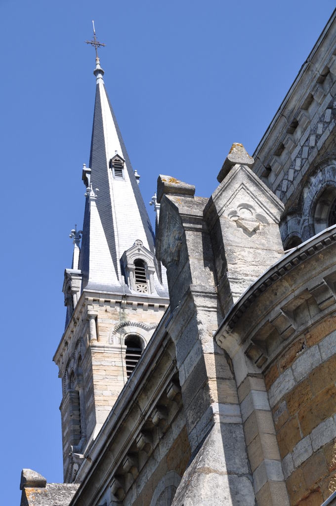 Détail de la flêche de l'église de Rillieux Village - Rillieux-la-Pape