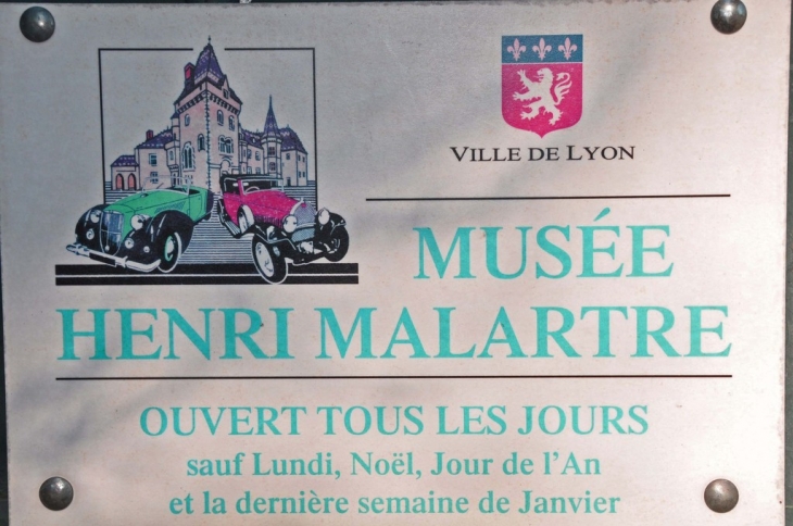 Plaque du musée - Rochetaillée-sur-Saône