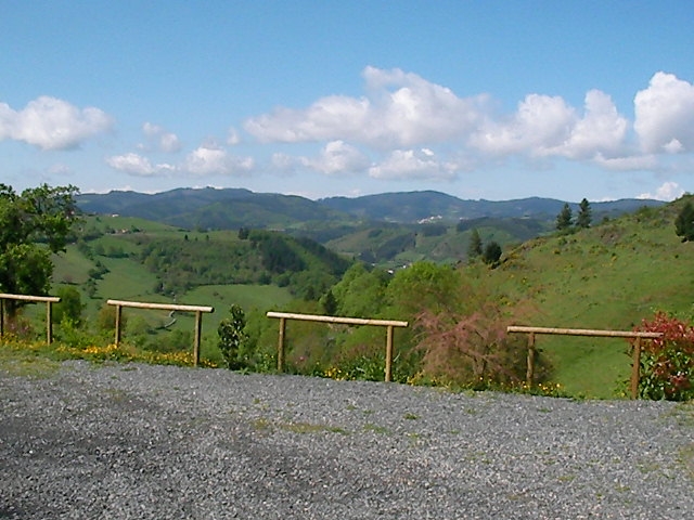 Vue depuis le gite la forestelle - Saint-Cyr-le-Chatoux