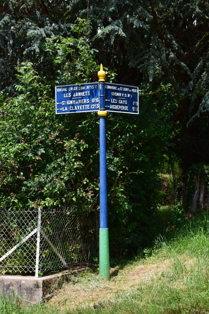 Plaque cocher - Saint-Igny-de-Vers