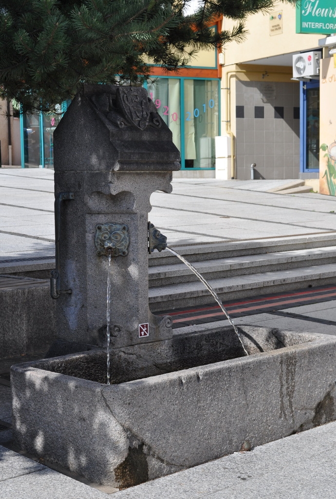 Fontaine Place du Platre - Saint-Laurent-de-Chamousset