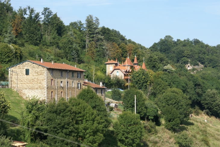 Sainte-Catherine vue du village