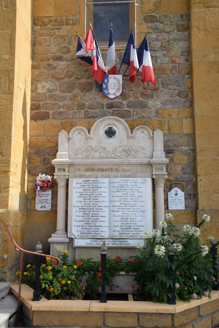 Monuments aux morts - Sarcey