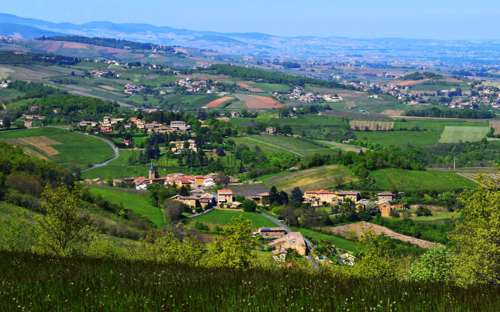 Vue panoramique du Bansillon - Ville-sur-Jarnioux