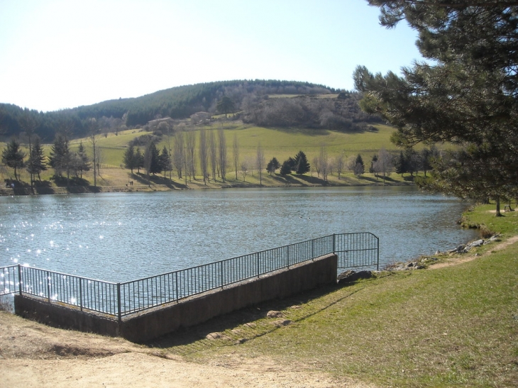 Plan d'eau au printemps - Yzeron