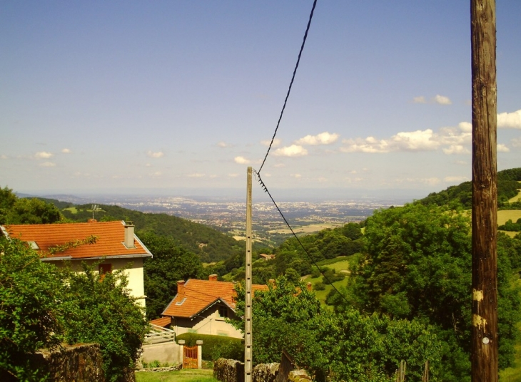 Vue sur Lyon depuis Yzeron