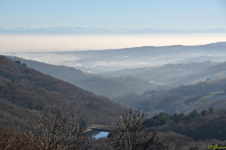 Vallée du Garon depuis Yzeron