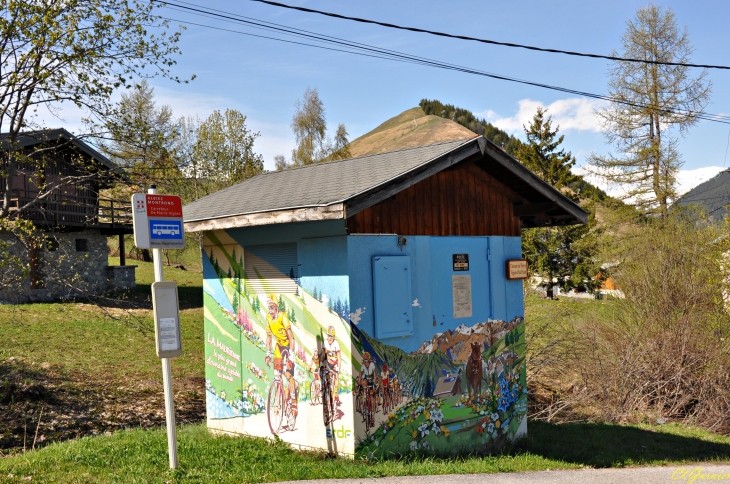 Fresque - Route du col du Mollard - Albiez-Montrond